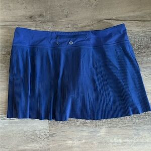 Lululemon Athletica Royal Blue Tennis Skirt